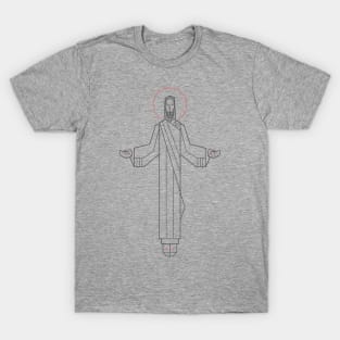 Jesus Christ with open hands illustration T-Shirt